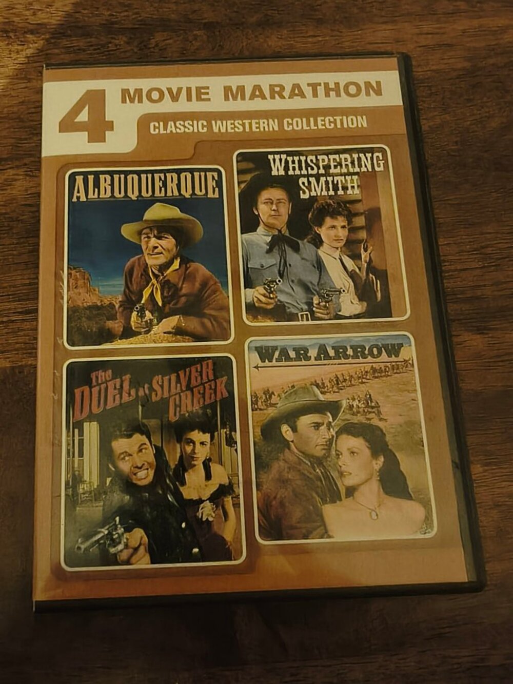 4 Movie Marathon Classic Western Collection DVD - 4 Films 2 Discs